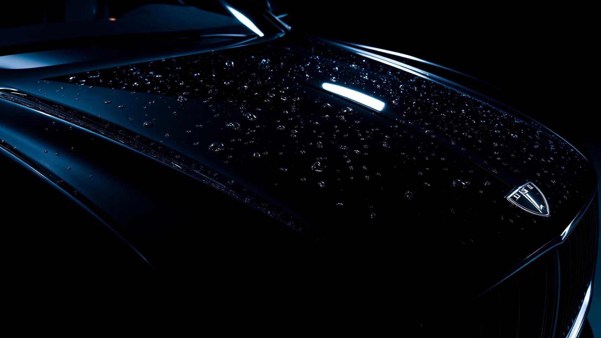 Glossy detailed car